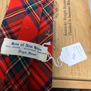 Vintage Wool Tartan Tie